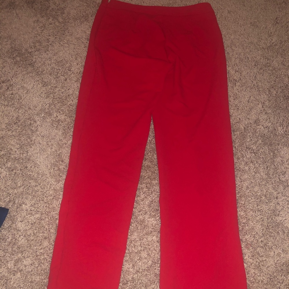 Boutique red business pants